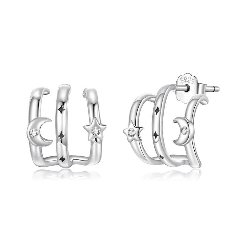 Aros Triple Galaxy — Plata 925 [prt-6]