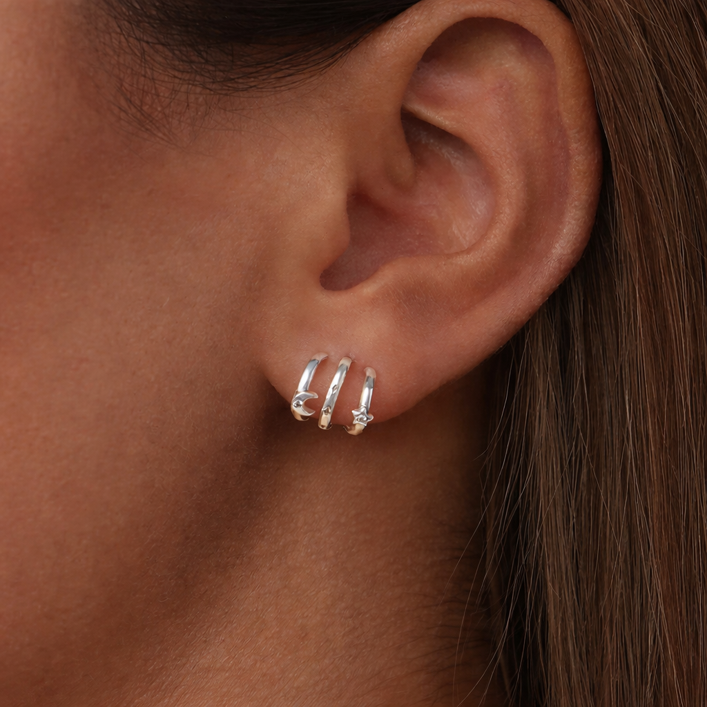 Aros Triple Galaxy — Plata 925 [prt-6]